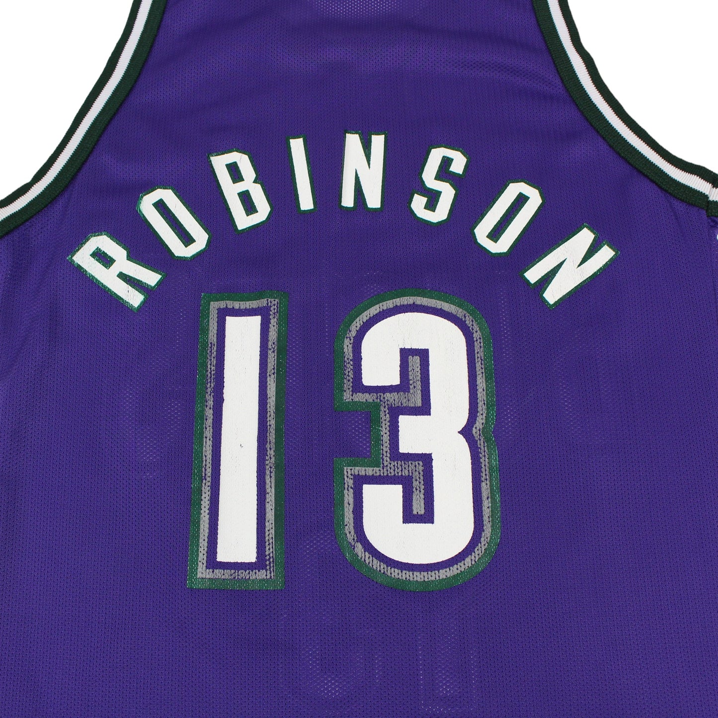 1994-95 Milwaukee Bucks Champion Purple #13 Robinson Jersey (XS)