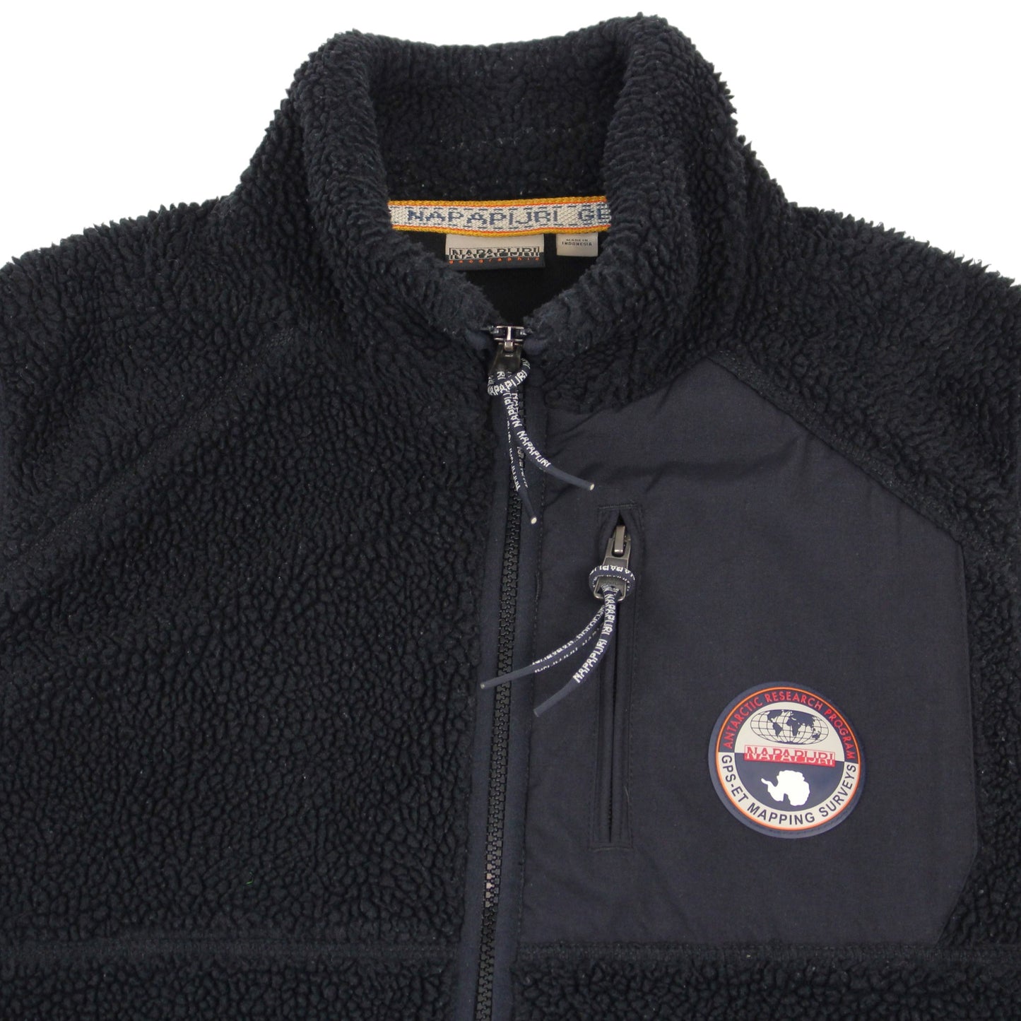 Napapijri Black Sherpa Gilet (M)