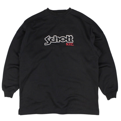 00s Schott Black Sweatshirt (L)