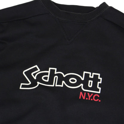 00s Schott Black Sweatshirt (L)