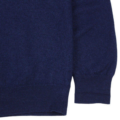 Polo Golf Navy Knitted 1/4 Zip Jumper (S)