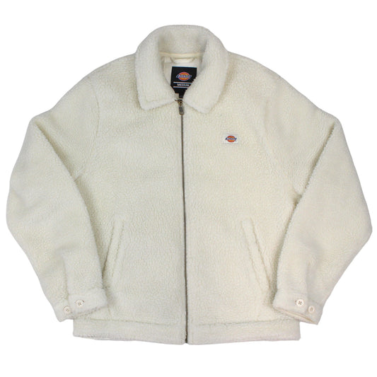 Dickies Cream Sherpa Fleece Jacket (M)