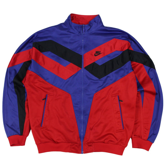 90s Nike Purple/Red Track Jacket (L)
