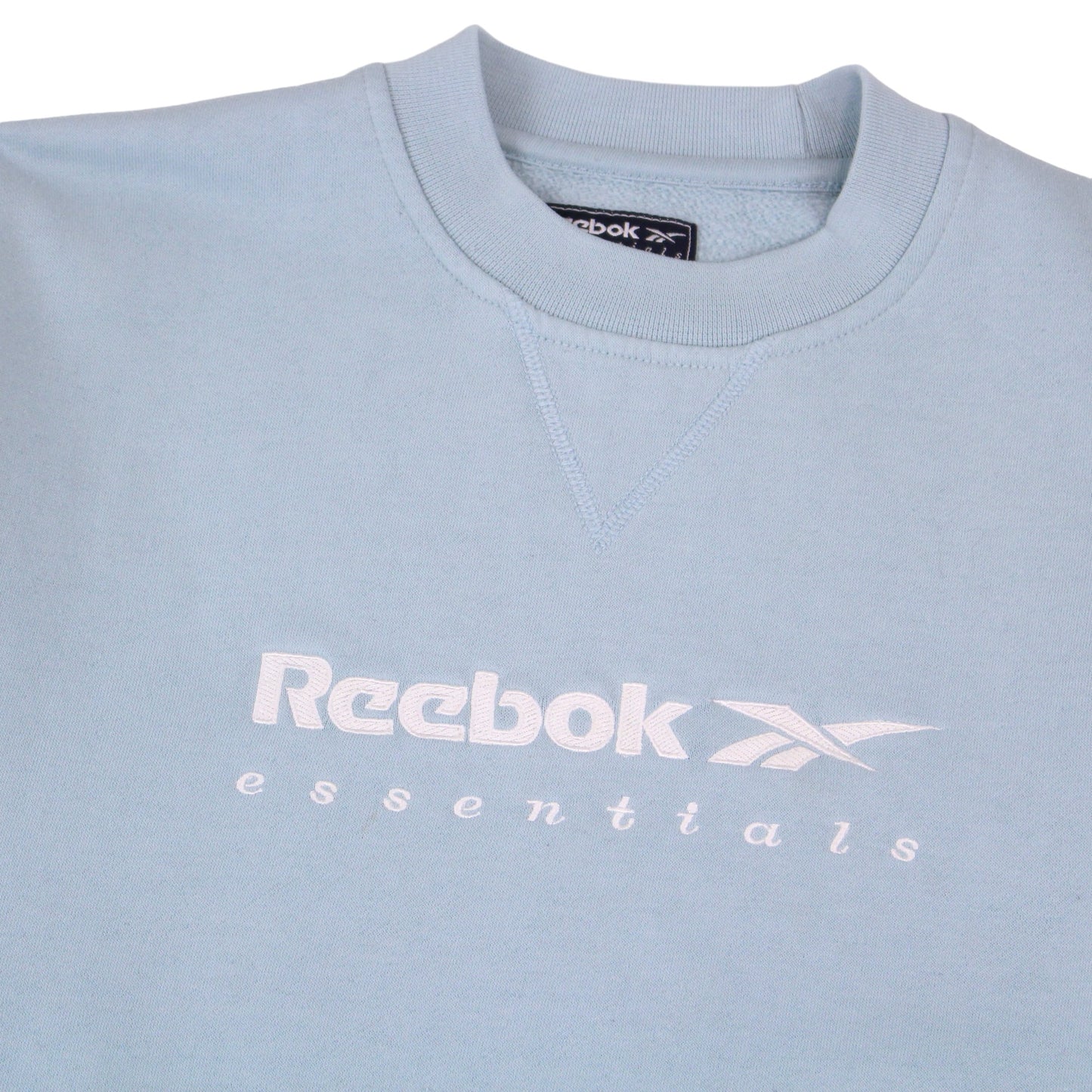 00s Reebok Blue Embroidered Sweatshirt (S)