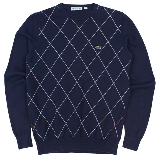 Lacoste Navy Knitted Jumper (S)