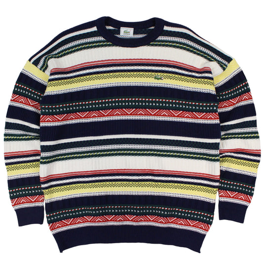 00s Lacoste Coogi Style Knitted Jumper (L)