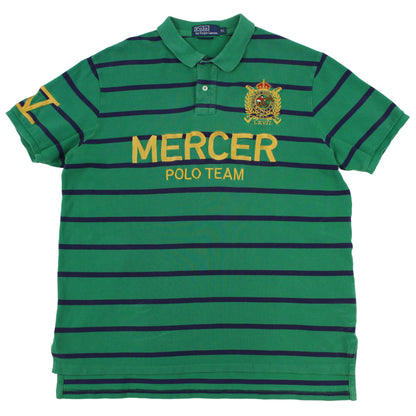 00s Polo Ralph Lauren Mercer Team Green Polo Top (L)