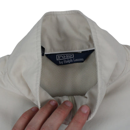 00s Polo Ralph Lauren Cream Light Jacket (XXL)