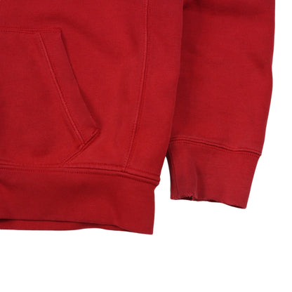 00s Polo Ralph Lauren Red Heavy Full Zip Hoodie (XL)