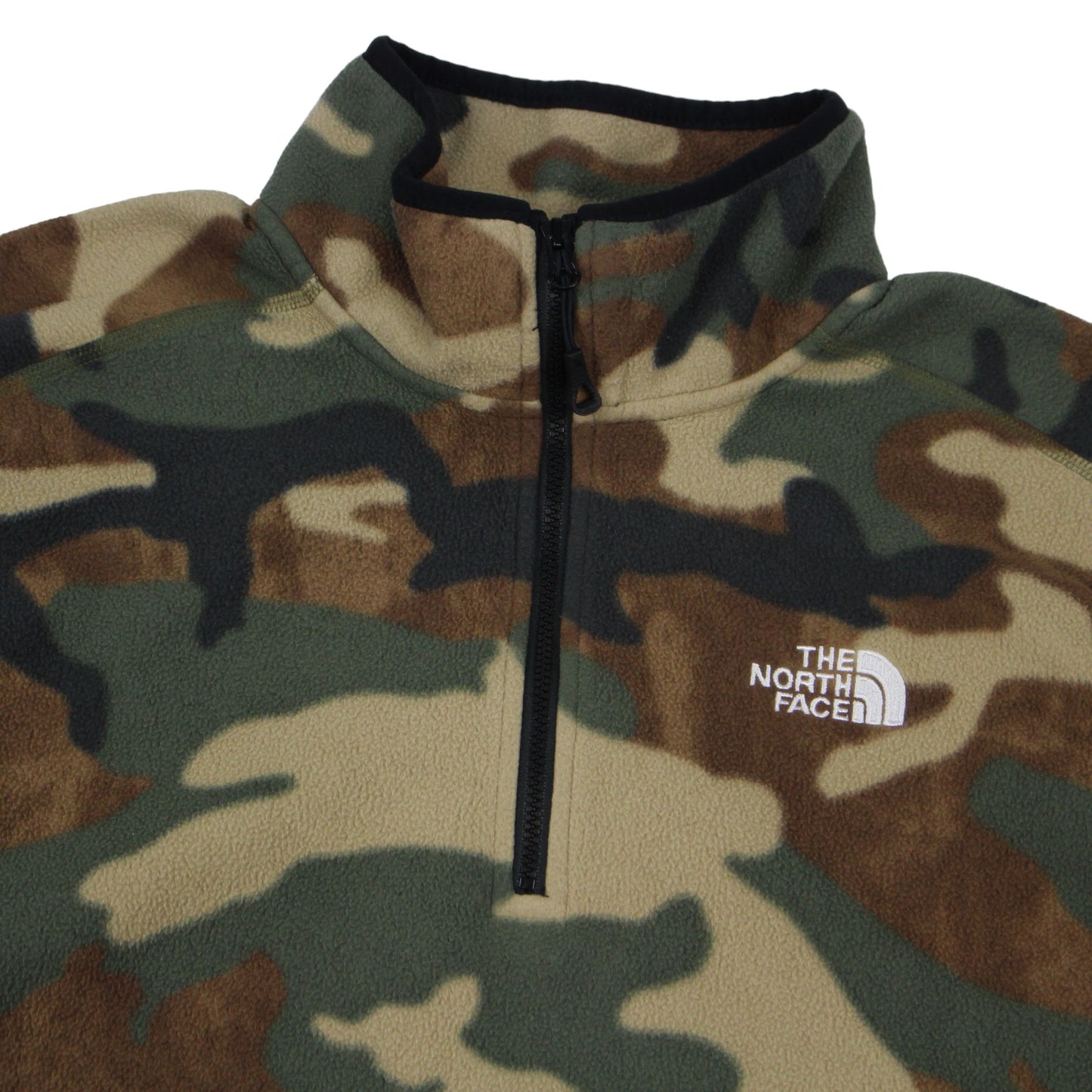 The North Face Camo 1/4 Zip Fleece (M)