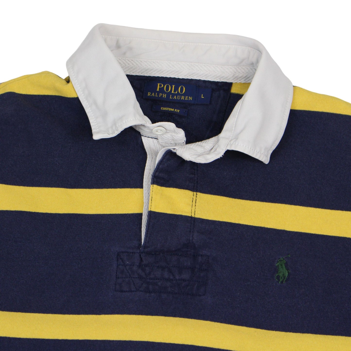 Polo Ralph Lauren Navy Rugby Shirt (M)