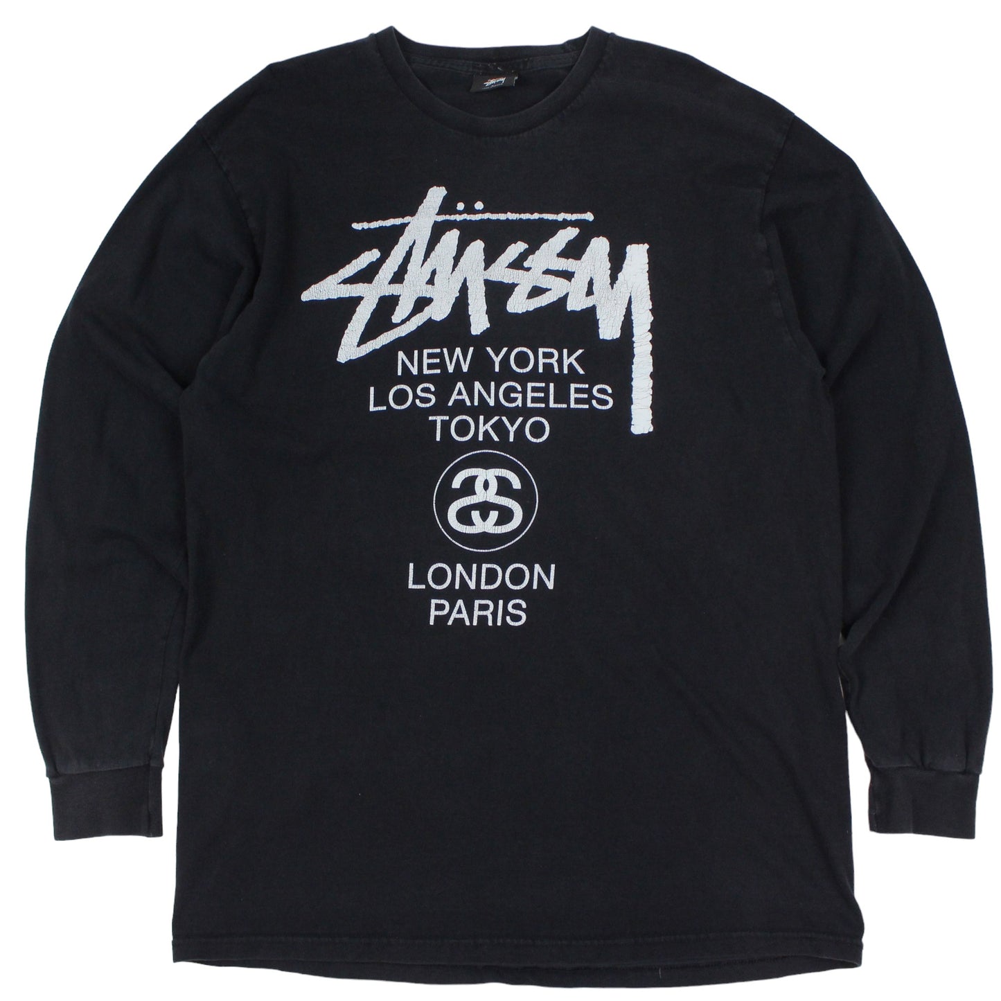 Stussy World Tour Black T-Shirt (M)