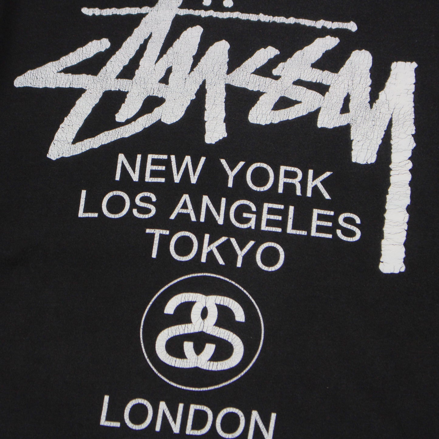 Stussy World Tour Black T-Shirt (M)