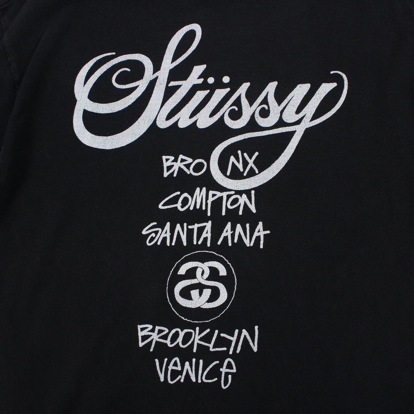 Stussy World Tour Black T-Shirt (M)