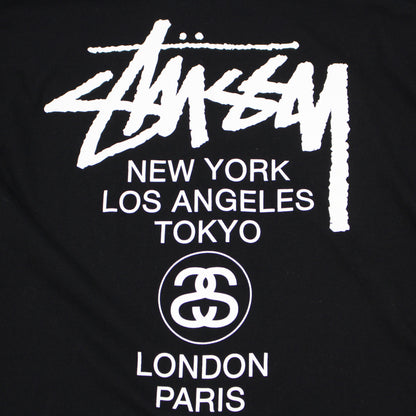 Stussy World Tour Black T-Shirt (L)