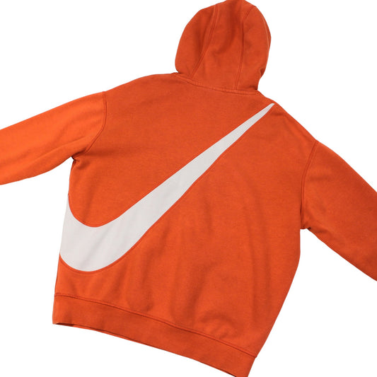 Nike Orange Embroidered Hoodie (L)