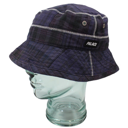 Palace Purple Checked Bucket Hat