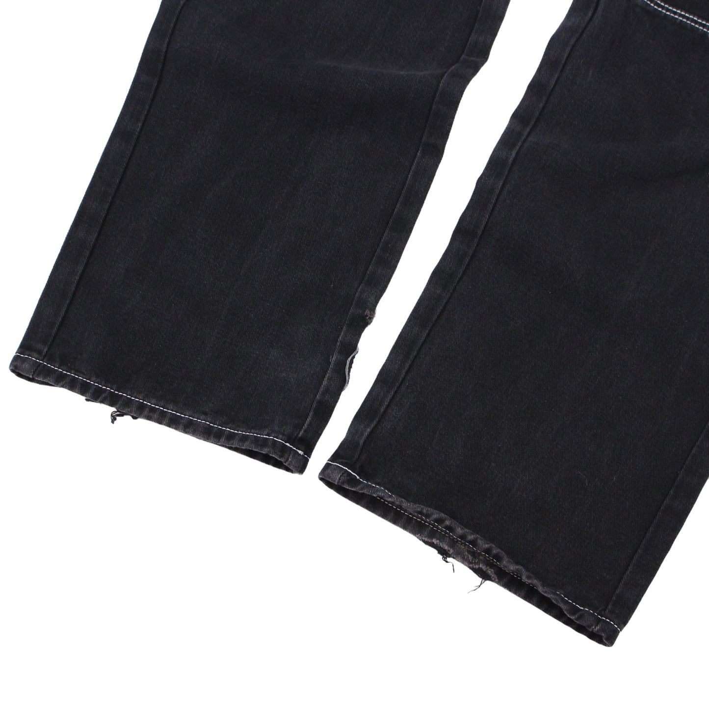 Black Denim Straight/Baggy Jeans (W28" X L33")