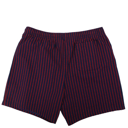 Lacoste Navy/Red Swim Shorts (S)