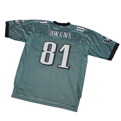 00s Philadelphia Eagles Reebok #81 Owens Jersey (XL)