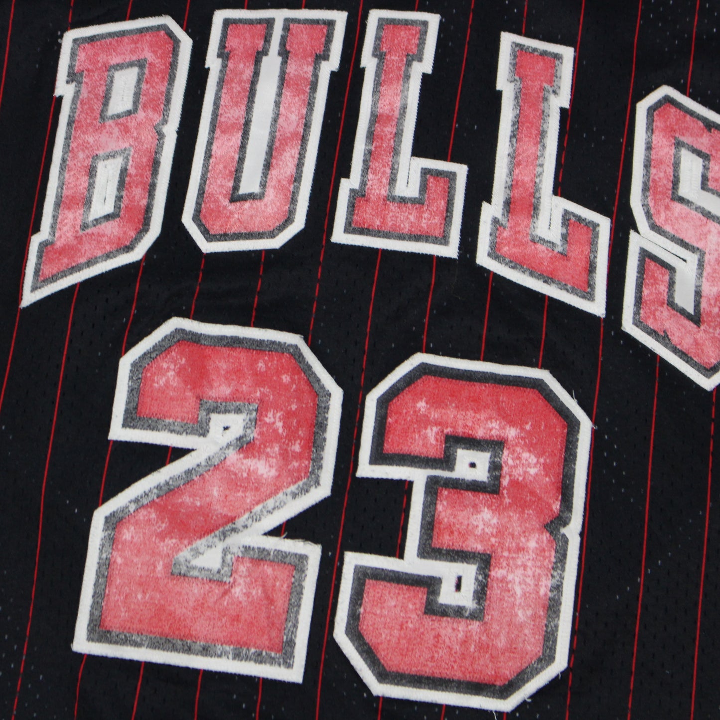 90s Chicago Bulls Nike #23 Jordan Black Jersey (L)