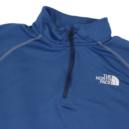 The North Face Blue Polyester 1/4 Zip (M)