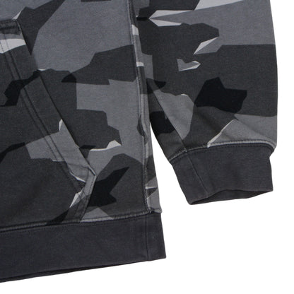 Nike Grey Camo Embroidered Hoodie (S)