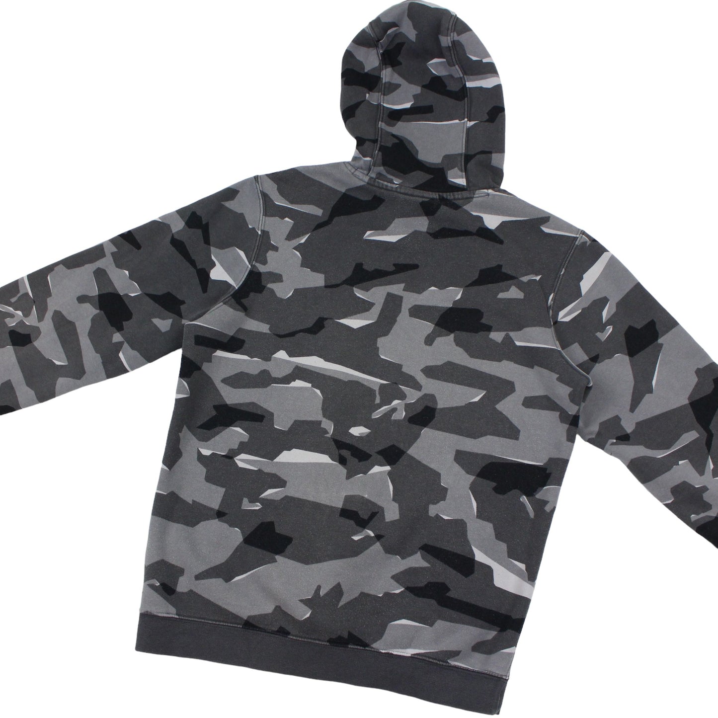 Nike Grey Camo Embroidered Hoodie (S)