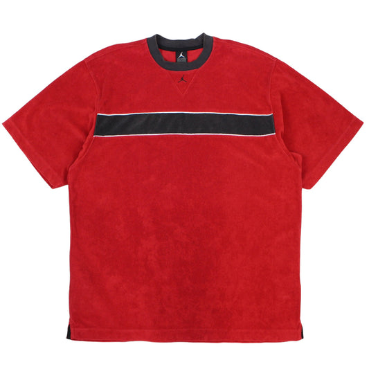 00s Nike Jordan Red Towel T-Shirt (XL)