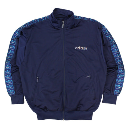 90s Adidas Navy Track Jacket (L)