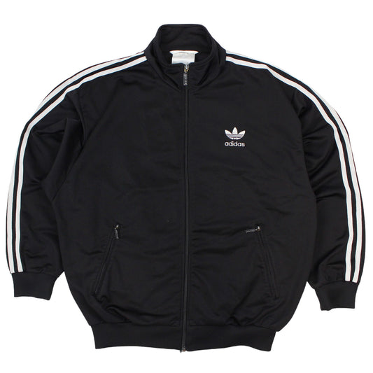 90s Adidas Black Firebird Track Jacket (M)