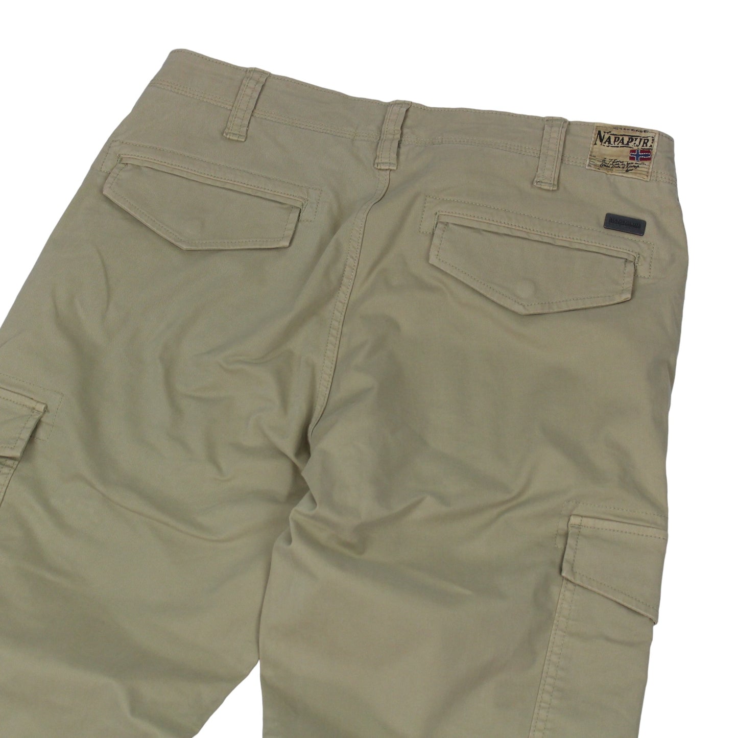 Napapijri Beige Cargo Trousers (W34" X L33")