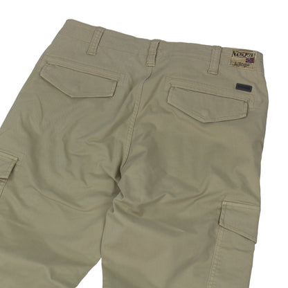 Napapijri Beige Cargo Trousers (W34" X L33")