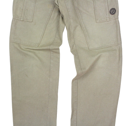 Beige Heavyweight Work Trousers (W32" X L33")