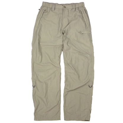 00s The North Face Cream Baggy Walking Trousers (M)