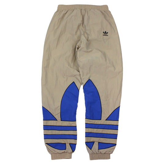 Adidas Beige Shell Tracksuit Bottoms (S)