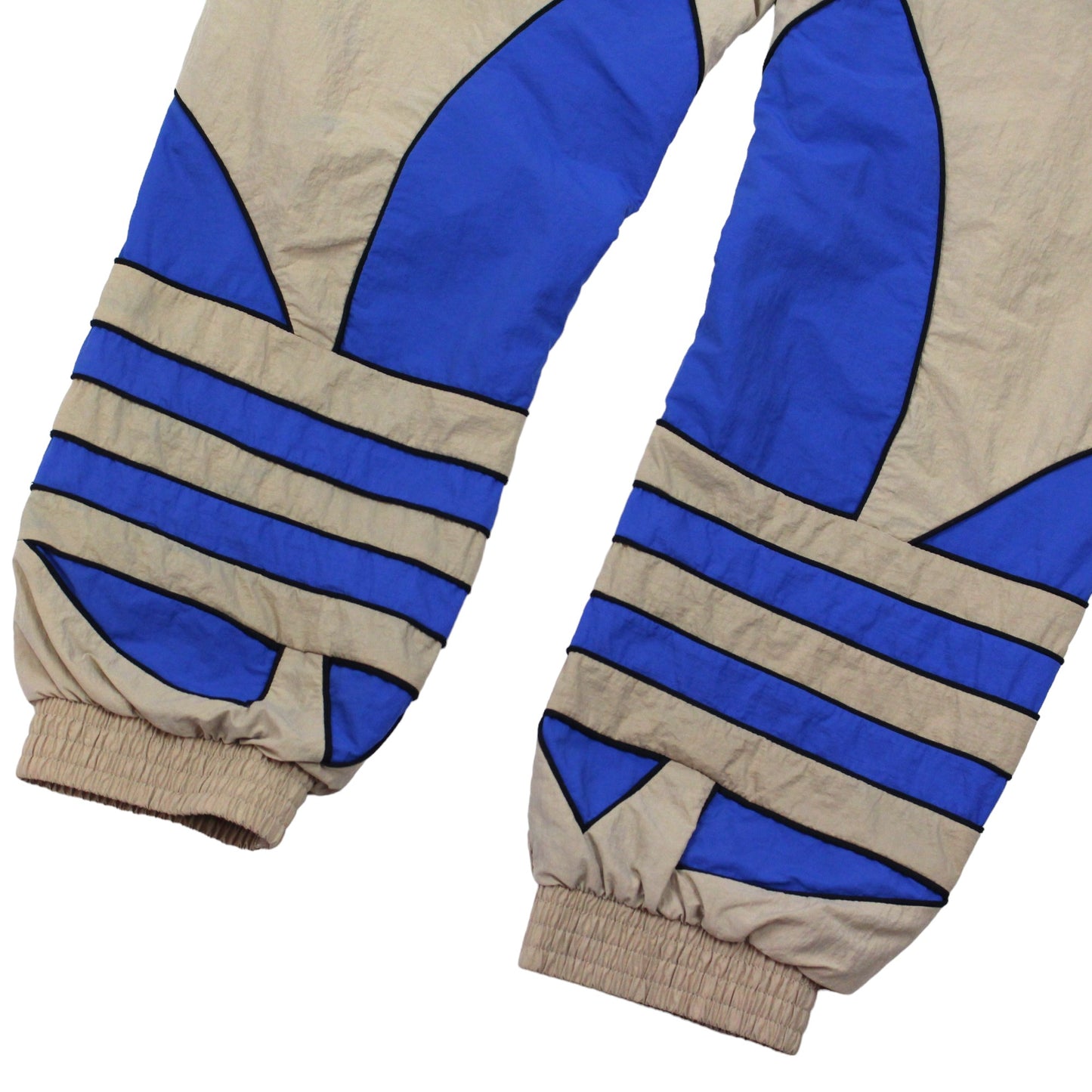 Adidas Beige Shell Tracksuit Bottoms (S)