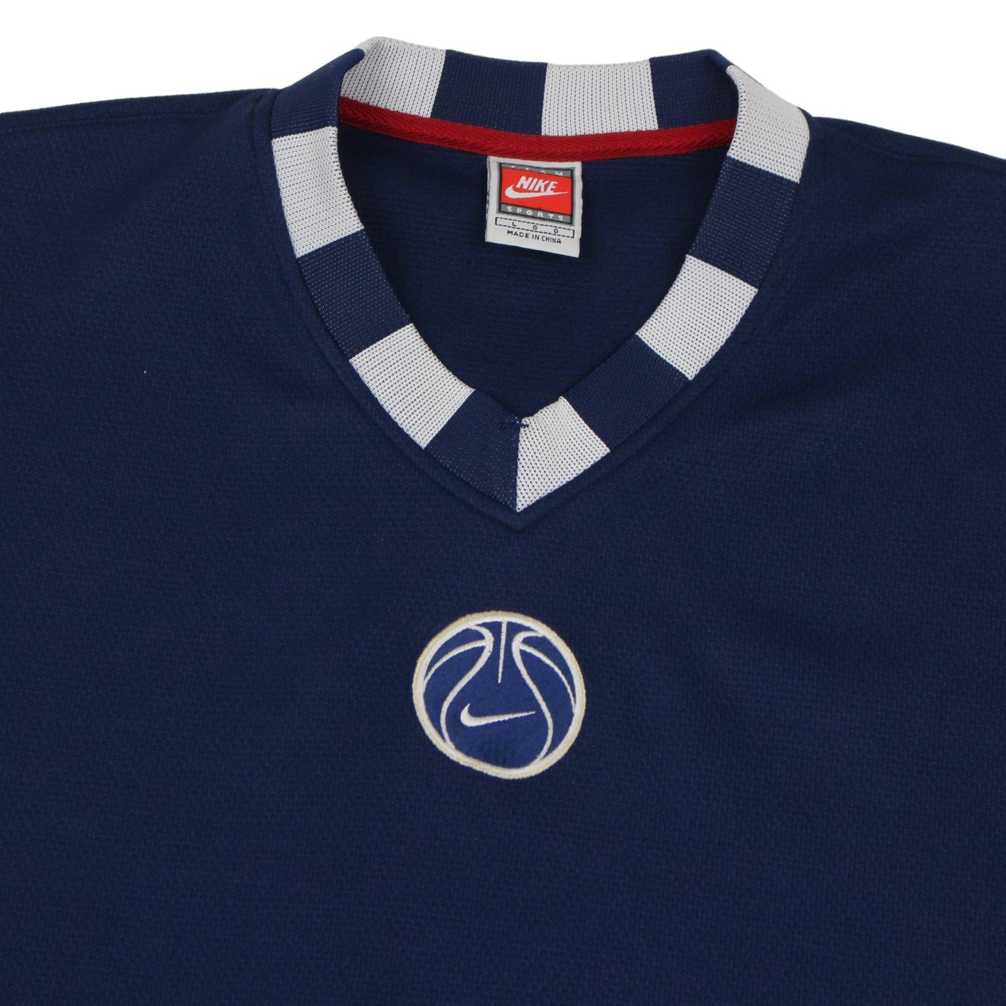 90s Nike Navy Basketball Jersey (L)