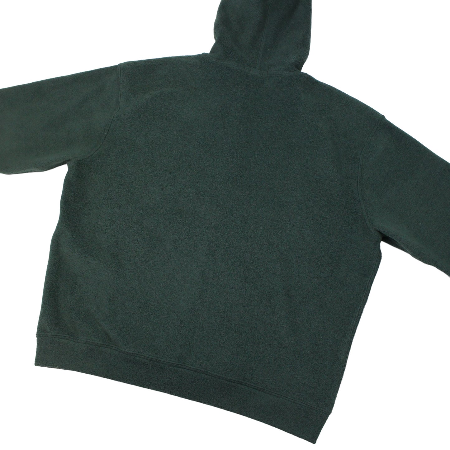 00s Polo Ralph Lauren Green Fleece Hoodie (XL)