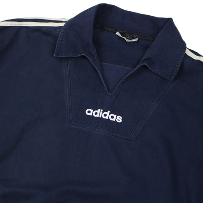 90s Adidas Navy Drill Top (XXL)