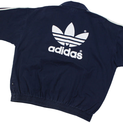 90s Adidas Navy Drill Top (XXL)