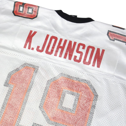 00s Tampa Bay Buccaneers Nike White #19 K.Johnson Jersey (L)