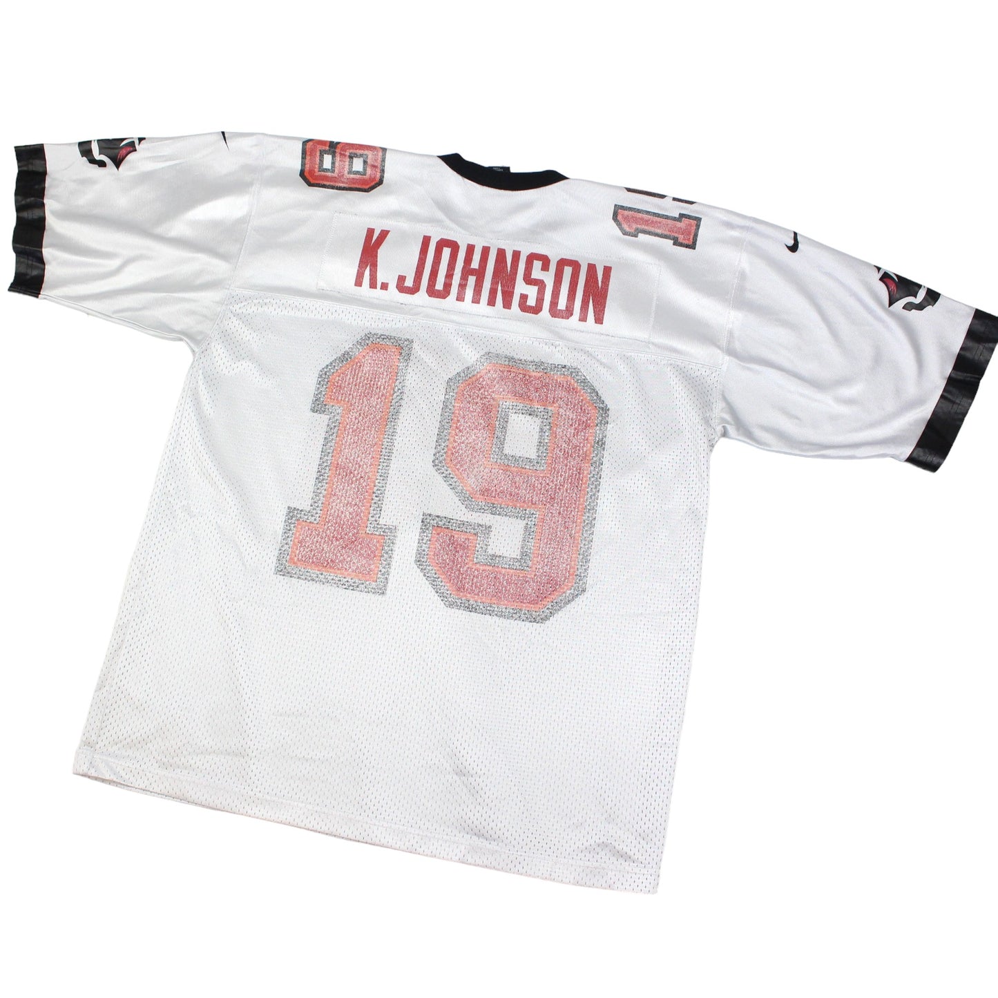 00s Tampa Bay Buccaneers Nike White #19 K.Johnson Jersey (L)