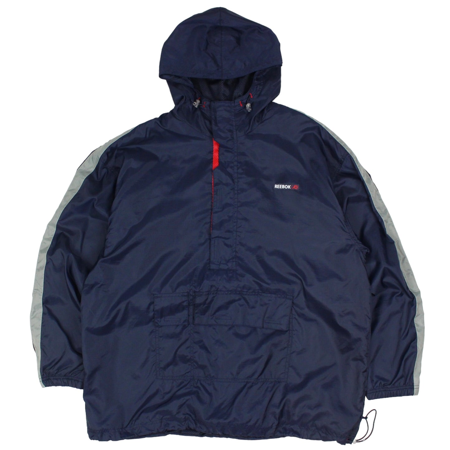 00s Reebok Navy Light Pullover Jacket (XXL)