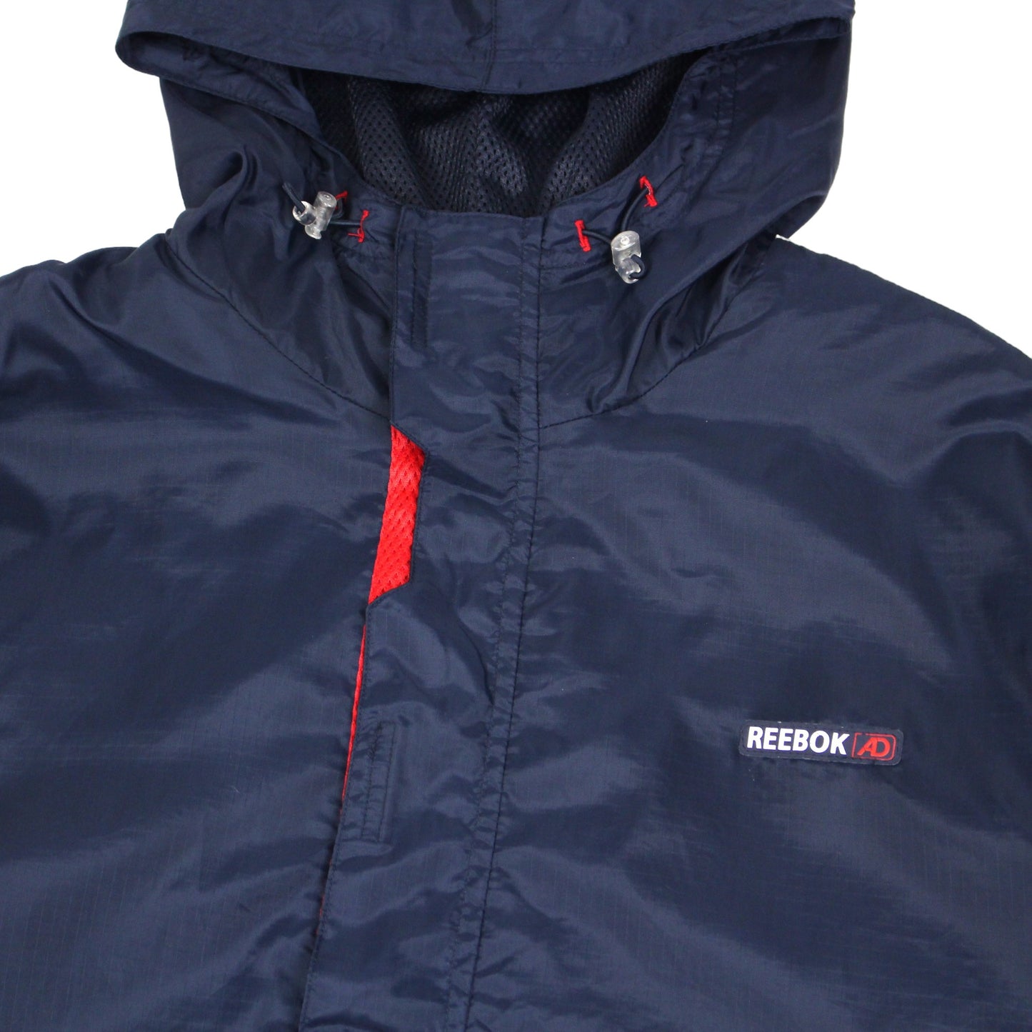 00s Reebok Navy Light Pullover Jacket (XXL)