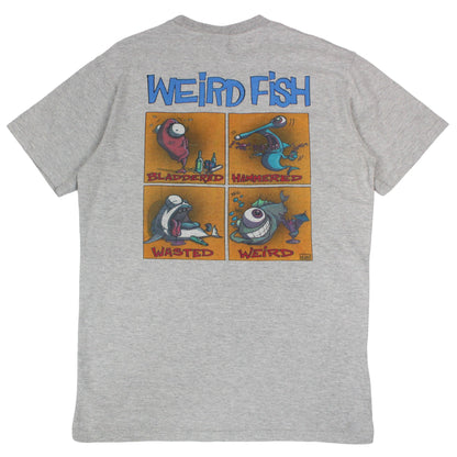 00s Weird Fish Grey T-Shirt (M)