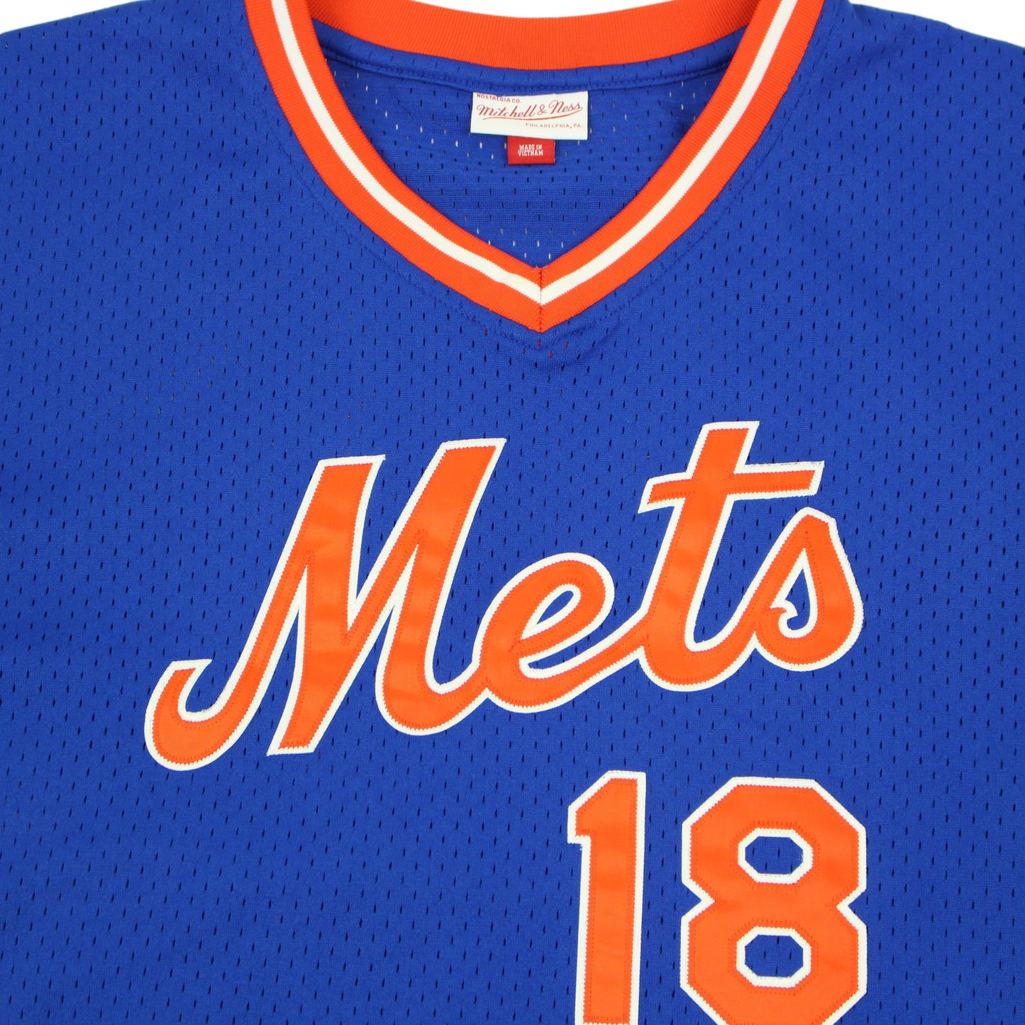 New York Mets Masjestic Blue #18 Jersey (XXL)