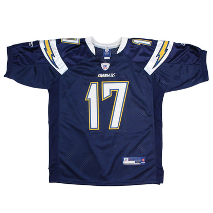 Los Angeles Chargers Reebok Navy #17rivers Jersey (XL)