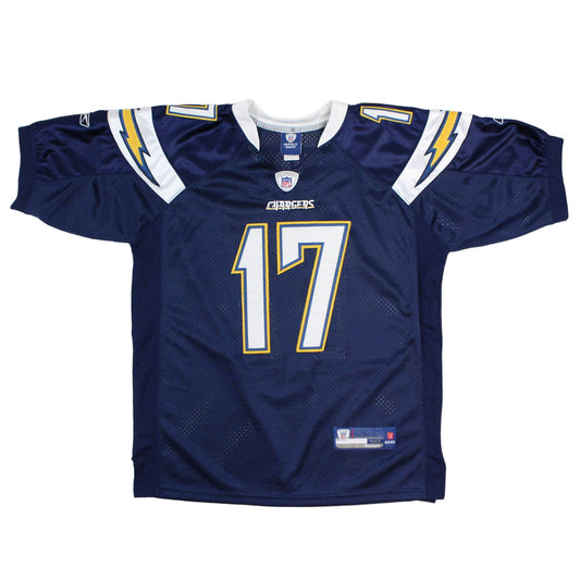 Los Angeles Chargers Reebok Navy #17rivers Jersey (XL)