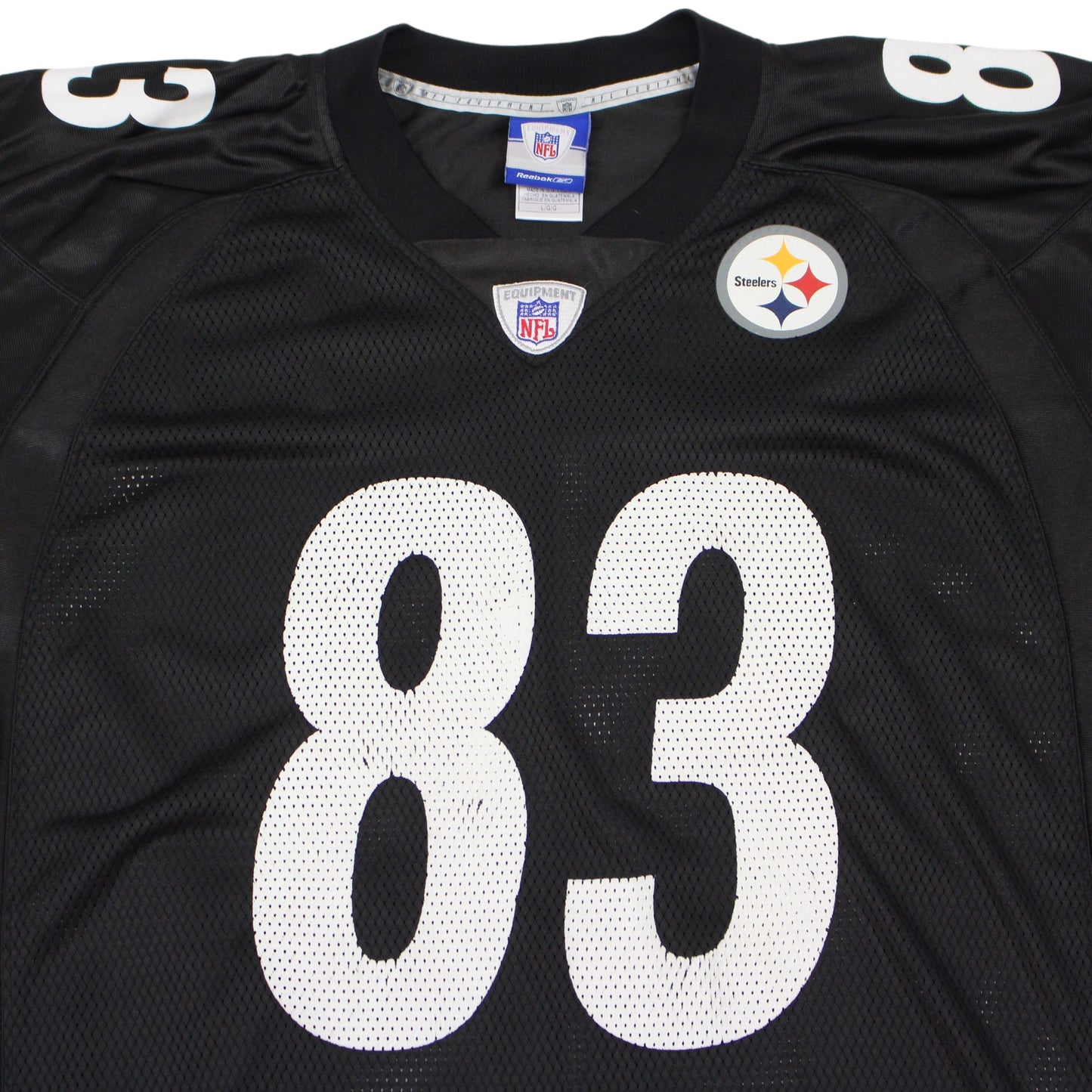 Pittsburgh Steelers Reebok Black #83 Miller (XL)